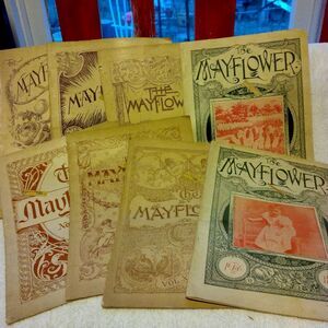 The Mayflower 1894-1896 8 issues Floral Park, NY plants health food soft cover